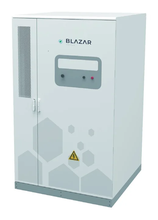 Blazar Energy Agile 418 C&I outdoor storage cabinet