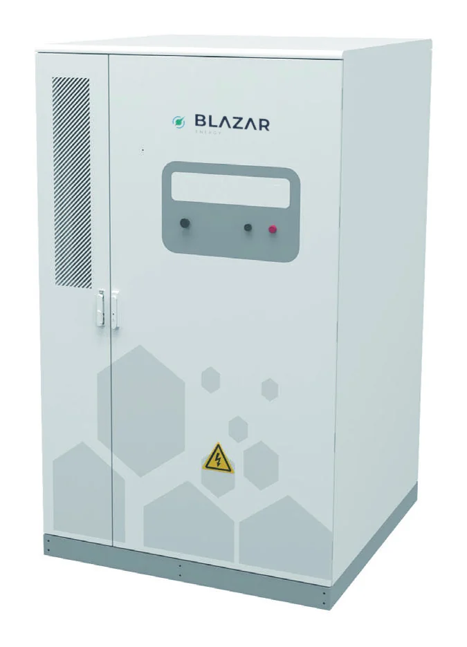 Blazar Energy Agile 418 C&I outdoor storage cabinet